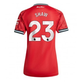 Manchester United Luke Shaw #23 Hemmakläder Dam 2025-26 Kortärmad